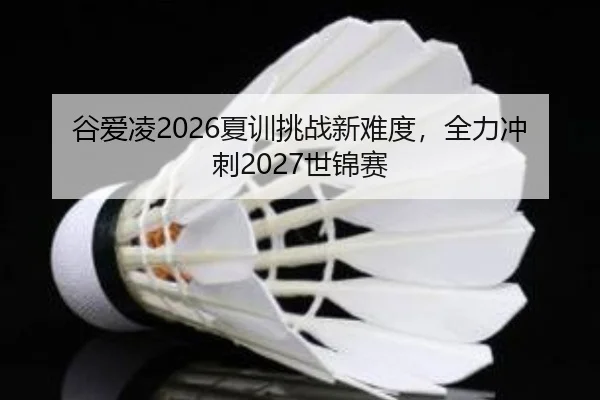 谷爱凌2026夏训挑战新难度，全力冲刺2027世锦赛